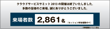 多数のご来場ありがとうございます。