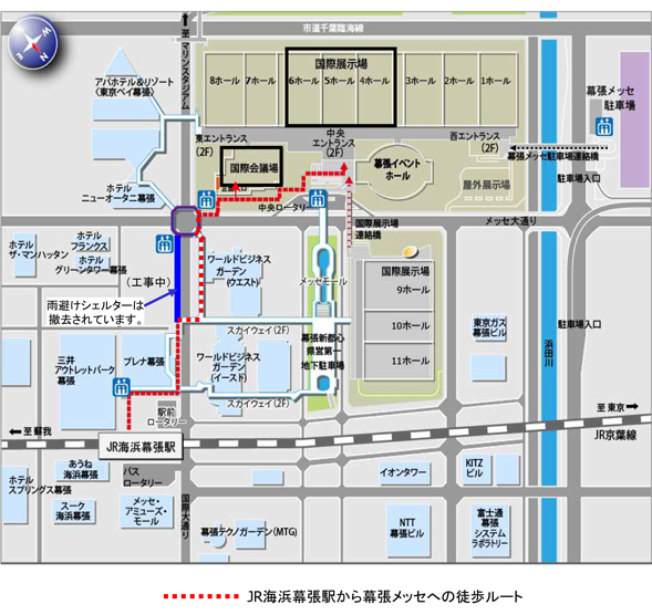 会場周辺図