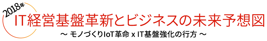 IT経営基盤革新とビジネスの未来予想図 ～ モノづくりIoT革命 x IT基盤強化の行方 ～