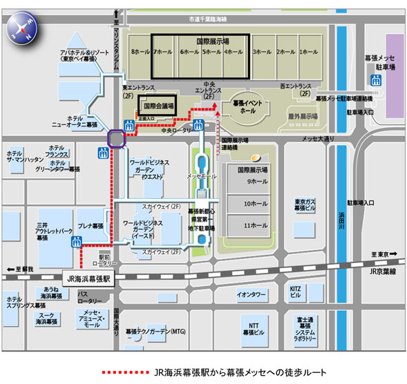 会場周辺図