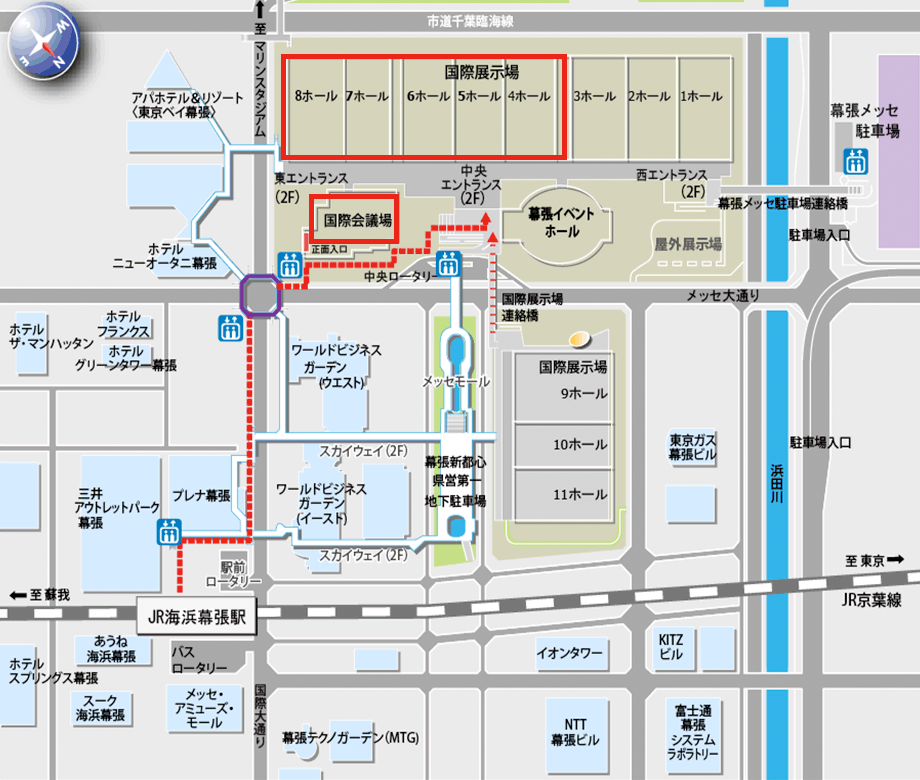 会場周辺図