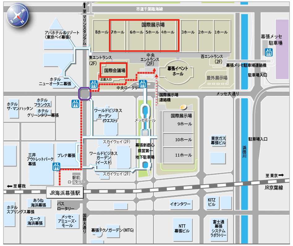 会場周辺図